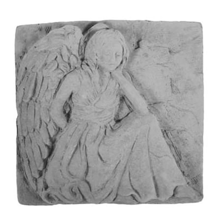 Gardencontrol Kay Berry Inc. 4-1/4" x 4-1/2" Kneeling Angel Plaque GA2597466